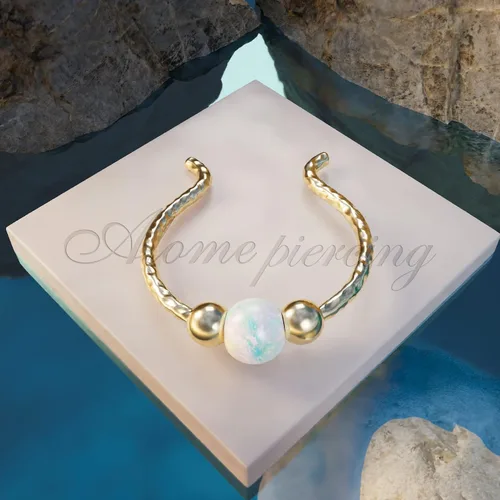 Miniatura 4 de Fake Opal Septum Rings