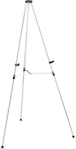 Miniatura 12 de Quartet Caballete, Aluminio, Servicio Pesado, Telescoping, 66" Max. Altura, Soporta 45 Lbs, Negro (56EX)