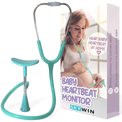 Miniatura 8 de Skywin - Monitor de latido fetal, Fetoscopio Monitor de latido cardíaco para detección de embarazo - 24 semanas, Monitor de latido del bebé