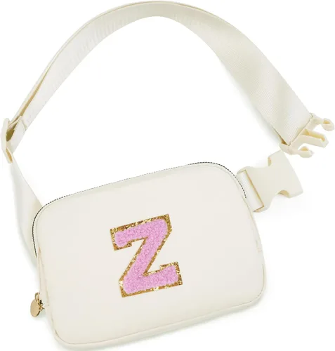 Miniatura 10 de Bolsa de cinturón para niñas y mujeres, bolsas cruzadas, riñonera, riñonera personalizada, Negro, Small