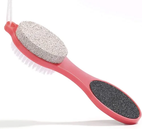 Miniatura 8 de CAREHOOD Eliminador de callos para pies, multiusos, 4 en 1, incluye raspador, piedra pómez, escofina para pies y lima para el cuidado de los pies