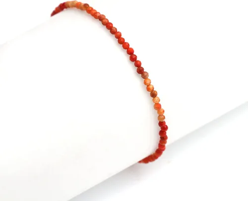 Miniatura 25 de Pulsera ajustable de plata esterlina 925 con cuentas completas para mujer, cuentas de piedras preciosas naturales, pulsera delicada, regalo