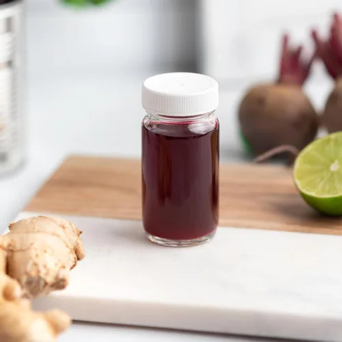 Miniatura 7 de Botellas de jugo con tapas, boca ancha para jugos, almacenamiento de bebidas, líquidos, 2 onzas, botellas de vidrio pequeñas transparentes con tapas
