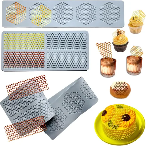 Miniatura 13 de 5 moldes de hojas de silicona, moldes de silicona para hornear Acxydm Tuile, juego de moldes de chocolate para fondant con molde de hojas de Molde