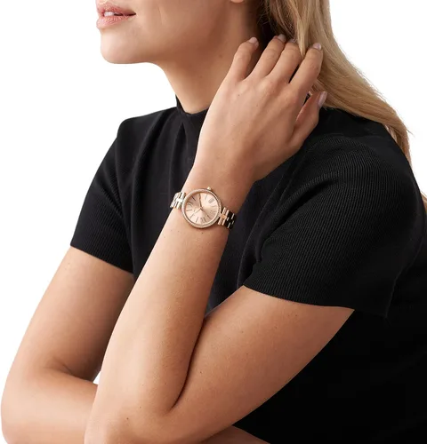 Miniatura 5 de Michael Kors Maci Reloj de tres manecillas de acero inoxidable