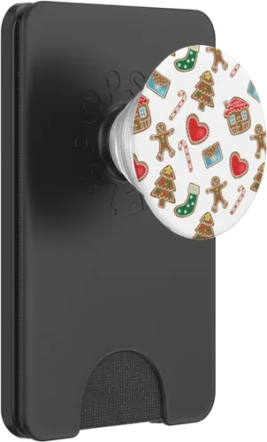 Miniatura 7 de Regalo de Navidad con patrón de jengibre para galletas de Navidad – PopSockets Grip y soporte para teléfonos y tabletas