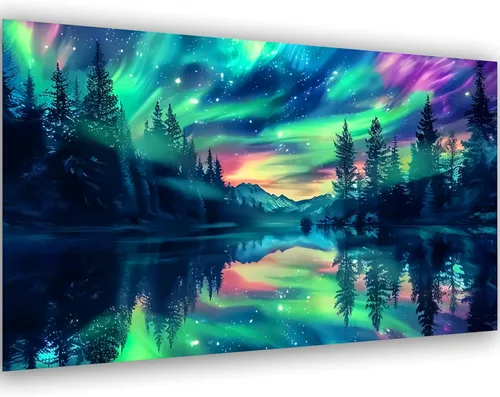 Miniatura 41 de Meothan Kits de pintura de diamantes de auroras boreales para adultos, arte de diamantes 5D de gran tamaño para principiantes adultos, pintura