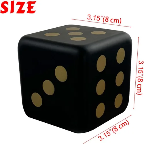 Miniatura 3 de Juguete de Dados de Espuma de 3.15 Pulgadas: Un Divertido Juguete Educativo de Dados Kawaii Lleno de Diversión para Juegos de Mesa Infantiles