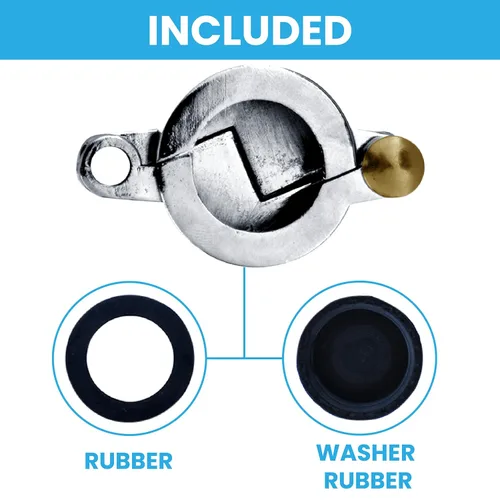 Miniatura 4 de NU-SET 2895-3 bloqueo de la llave de agua para Bibbs de manguera de jardín
