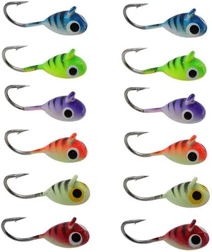 Miniatura 7 de Señuelos de pesca en hielo Señuelos de pesca de cebo de pesca Señuelos de metal de invierno
