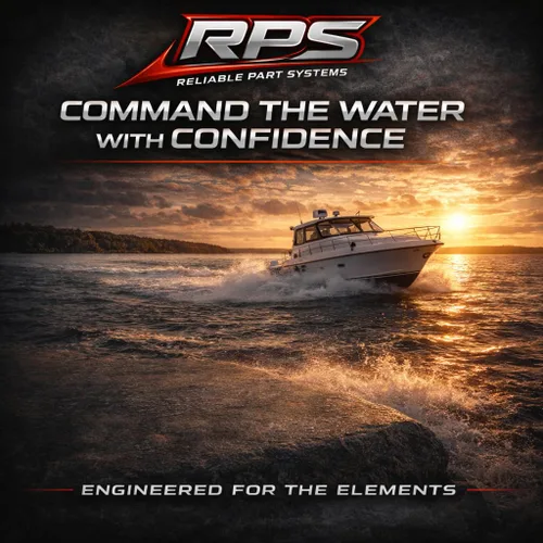 Miniatura 6 de RPS Correa de transmisión serpentina para motores marinos intraborda Volvo Penta 4.3L 5.0L 5.7L V6 V8 - Alternador de alta resistencia y correa