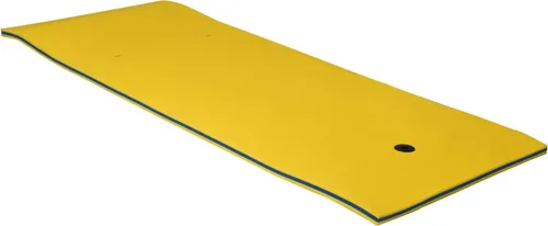 Miniatura 7 de GLACER Almohadilla de agua flotante de 87 x 36 pulgadas, 3 capas de espuma XPE flotante para recreaciones acuáticas, isla flotante para piscinas