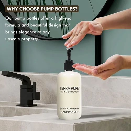 Miniatura 5 de Terra Pure Acondicionador Colección Spa Servicios del hotel en botella con bomba 10.14 oz. / 10.1 fl oz (botella individual)