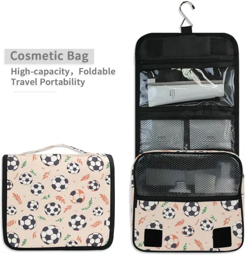 Miniatura 4 de Neceser de viaje colgante -359 - Kit de bolas de maquillaje estuche organizador de cosméticos para hombres y mujeres