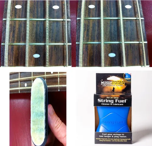 Miniatura 2 de MusicNomad Limpiador y Lubricante de Cuerdas de Guitarra String Fuel con Paño de Microfibra (MN109)