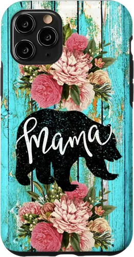 Miniatura 26 de Funda para iPhone 16, color turquesa, diseño rústico de grano de madera