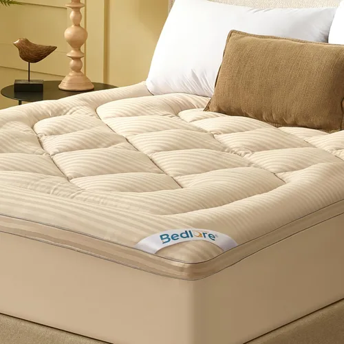 Miniatura 13 de BEDLORE Cubrecolchón tamaño King, Almohadilla Superior Gruesa Pillow Top para Alivio del Dolor de Espalda, Funda de Colchón Suave Refrescante