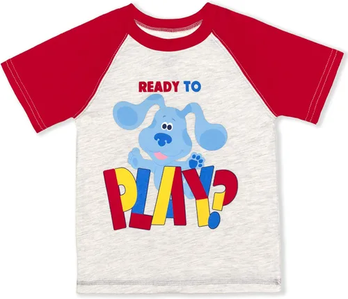 Miniatura 3 de Nickelodeon Blues Clues Boys 2 Pack T-Shirts for Toddler BlueGrey