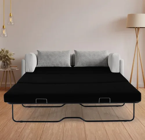 Miniatura 8 de SUNYRISY Colchón Plegable de Repuesto para Sofá Cama de Espuma Viscoelástica de 4 Pulgadas, Colchón Tríptico para Sofá Cama Extraíble Tamaño Full