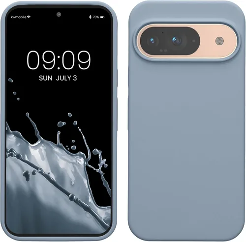 Miniatura 23 de kwmobile Funda Compatible con Google Pixel 6 Pro - Funda de Teléfono de Silicona TPU con Acabado Suave - Azul Caribe