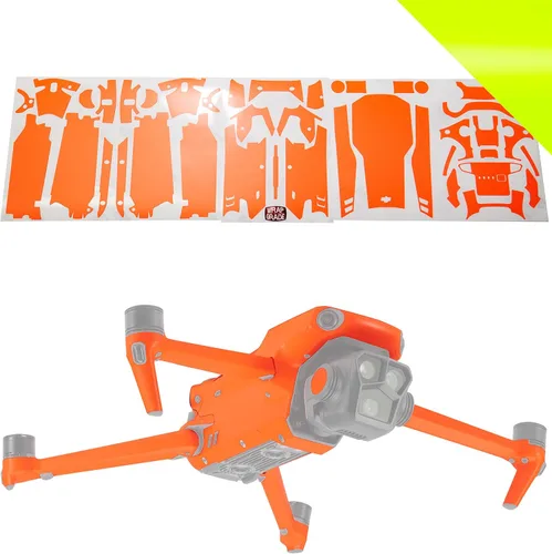 Miniatura 11 de WRAPGRADE Adhesivos de piel completa para DJI Mavic 3 / Mavic 3 Classic (amarillo neón)