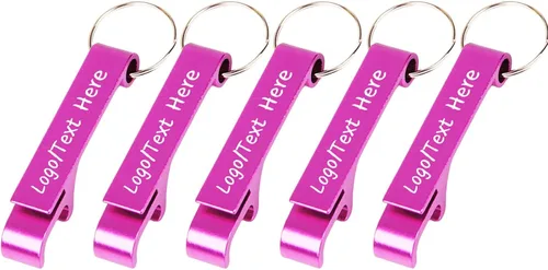 Miniatura 11 de Amlion Llaveros personalizados para abrebotellas, grabados a granel, con texto de logotipo, para hombres y mujeres, regalos de fiesta de boda