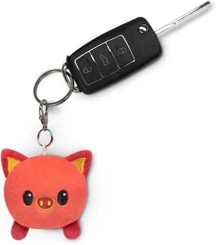 Miniatura 3 de TeeTurtle Llavero de peluche Año Nuevo Lunar Cerdo animal del zodiaco rojo