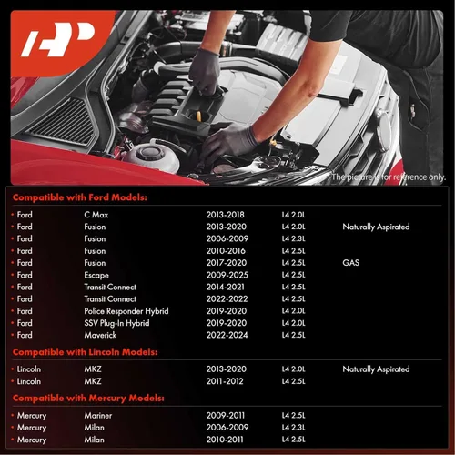 Miniatura 2 de A-Premium Bujías de Iridio de Platino Compatibles con Ford Escape 2009-2025, Fusion 2006-2020, C-Max, Maverick & Lincoln MKZ & Mercury Mariner