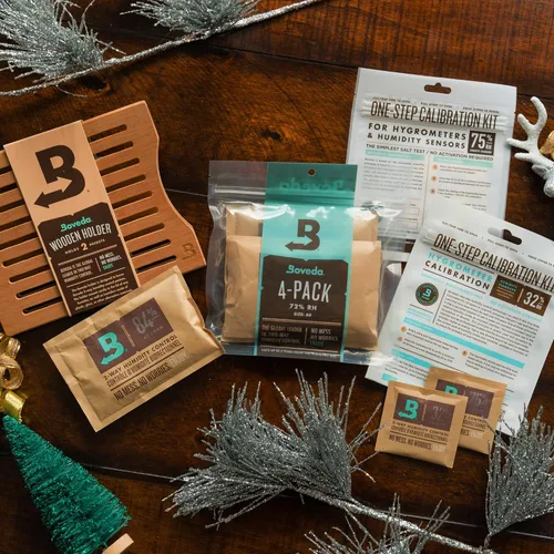 Miniatura 2 de Boveda Porta paquetes de humedad de madera de cedro para caja de almacenamiento - Para uso con dos paquetes Boveda tamaño 60