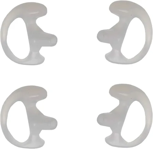 Miniatura 11 de Molde de oreja de aleta de silicona para auricular de radio bidireccional, repuesto de molde de oreja, puntas de auriculares para auricular