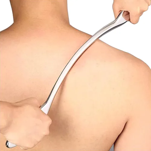 Miniatura 6 de Juego de herramientas de masaje de raspado Gua Sha de acero inoxidable, juego de herramientas IASTM, gran herramienta de movilización de tejidos