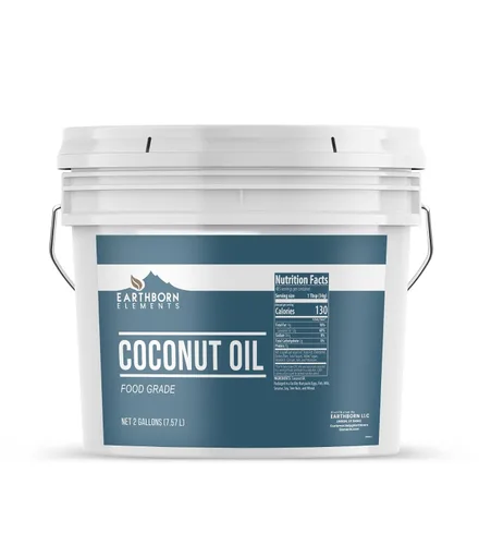 Miniatura 5 de Earthborn Elements Aceite de coco (55 fl oz), no hidrogenado, de grado alimenticio, siempre puro