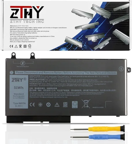 R8D7N 1V1XF - Batería para laptop compatible con Dell Precision 3540 M3550 Latitude 5400 5410 5500 5510 Inspiron 7590/7591/7791 2 Series 2 en 1 P80F