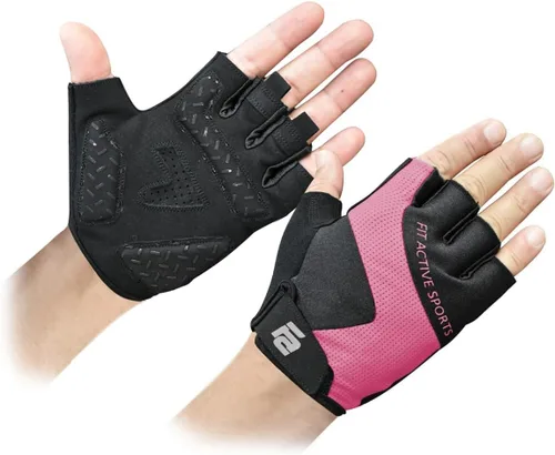 Miniatura 11 de Fit Active Sports Max Grip - Guantes de entrenamiento para levantamiento de pesas para levantamiento de pesas, ciclismo, entrenamiento de fitness