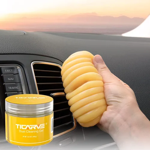 TICARVE - Gel limpiador de autos, pasta limpiadora de autos, herramientas de limpieza, limpiador de interiores, juego de limpieza, limpiador de