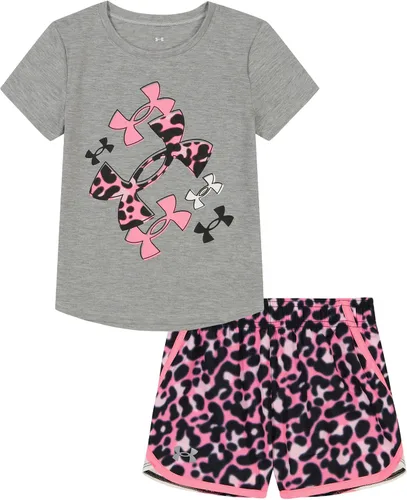 Miniatura 49 de Under Armour baby-girls Short Sleeve Shirt and Shorts Set, Durable Stretch and Lightweight