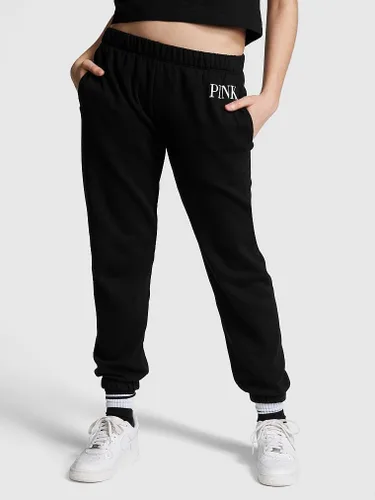 Miniatura 2 de Victoria's Secret Pantalones deportivos holgados de forro polar rosa