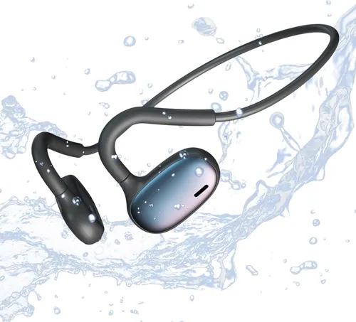 Ulian Auriculares deportivos de oído abierto, conducción de aire, Bluetooth 5.3, auriculares inalámbricos con graves profundos, cancelación de ruido