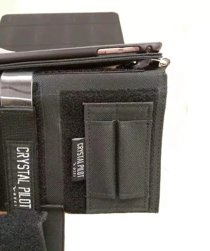 Miniatura 8 de Crystal Pilot Rodillera reversible con bloc de notas de vuelo y hoja de trucos VFR-IFR mediana con escala seccional y WAC.