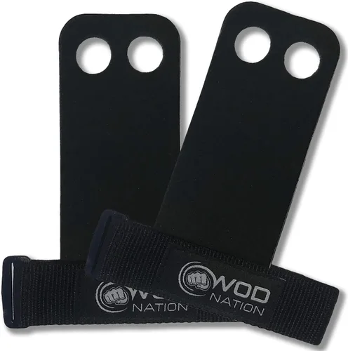 WOD Nation Empuñaduras de gimnasia con barra perfectas para entrenamiento de dominadas, pesas rusas. Empuñaduras de mano para entrenamiento cruzado,