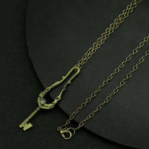 Miniatura 2 de KANGSHUN Suzume No Tojimari Collar Cosplay Anime Munakata Souta Llavero Colgante Accesorios de Joyería