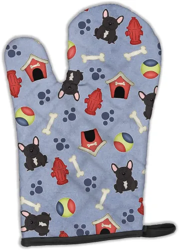 Miniatura 58 de Caroline's Treasures BB2732OVMT Dog House Collection Border Collie - Guante de horno grueso resistente al calor para sartenes calientes y horno