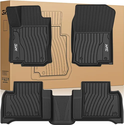 Miniatura 16 de 3W Alfombrilla de maletero para Mercedes Benz GLE 2020-2026 SUV, 350/43 AMG/450/53 AMG/580/63 AMG S Forro de maletero resistente para todo clima