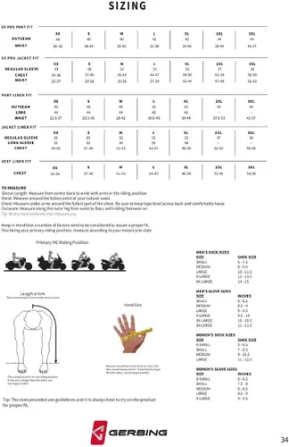 Miniatura 6 de Gerbing - Forro térmico para chaqueta, 12 V, para motocicleta - Equipo de 7 zonas de calor
