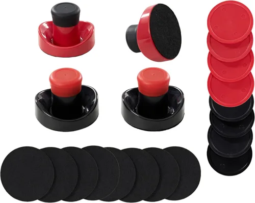 Miniatura 10 de MD Sports Mesa de Air Hockey con anotador electrónico de arcade, perfecta para salas de juegos familiares