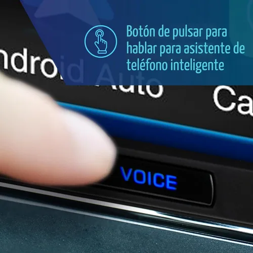 Miniatura 4 de JENSEN J1CA7-BUC Apple CarPlay Android Auto certificado de 7 pulgadas Radio estéreo de coche con pantalla táctil doble DIN Llamadas manos libres