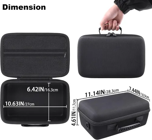 Miniatura 6 de co2CREA Funda para cámara compatible con Canon EOS Rebel T7 / T100 / R50 / R100 / R5 / R6 Mark II / 90D DSLR cámara con lente de 0.709-2.165 in