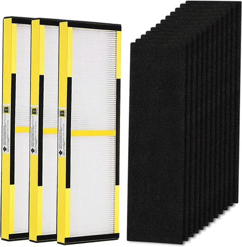 Paquete de 3 filtros HEPA FLT4825 B de repuesto con prefiltros de carbón activado compatibles con purificador de aire AC4825 AC4300 AC4800 AC4900
