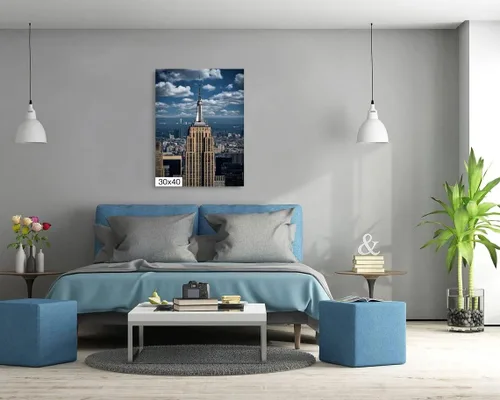 Miniatura 6 de Empire State - Print/Canvas/Acrylic/Metal (Acrylic Print, 16x20 Inches)