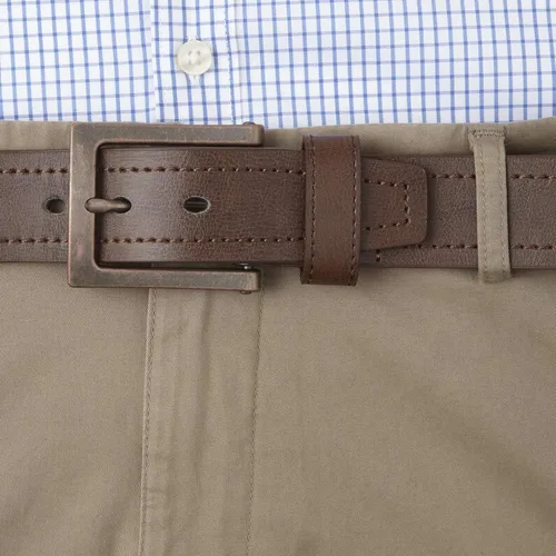 Miniatura 7 de Marino Avenue Cinturón para hombre, cinturón casual de cuero, se ve muy bien con jeans, caquis, vestido, con hebilla clásica de una sola clavija